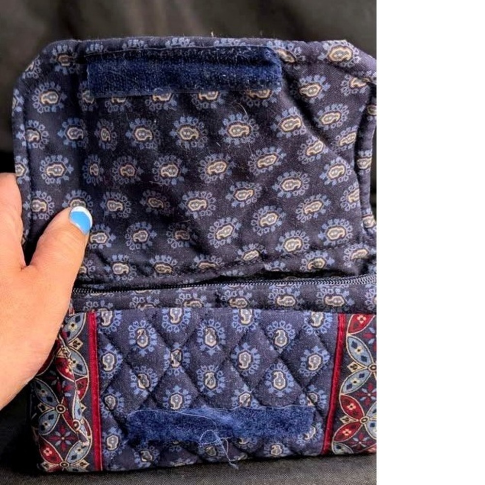 Vintage Vera Bradley ~ Quilted Wallet ~ Classic Navy ~ 1998 Retired - Picture 11 of 16